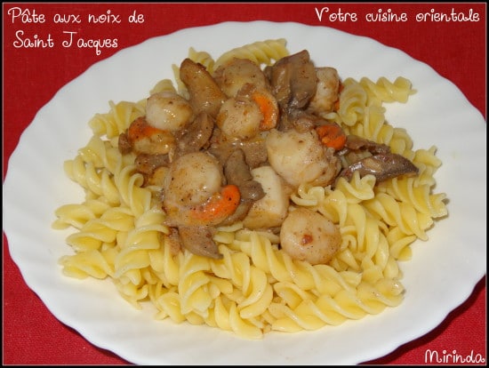 Pâtes aux noix de Saint Jacques facile
