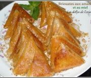 Briouates au amandes et au miel « pâtisserie marocaine »